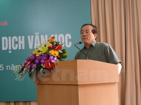 Chủ tịch Hội Nhà văn Việt Nam, nhà thơ Hữu Thỉnh.